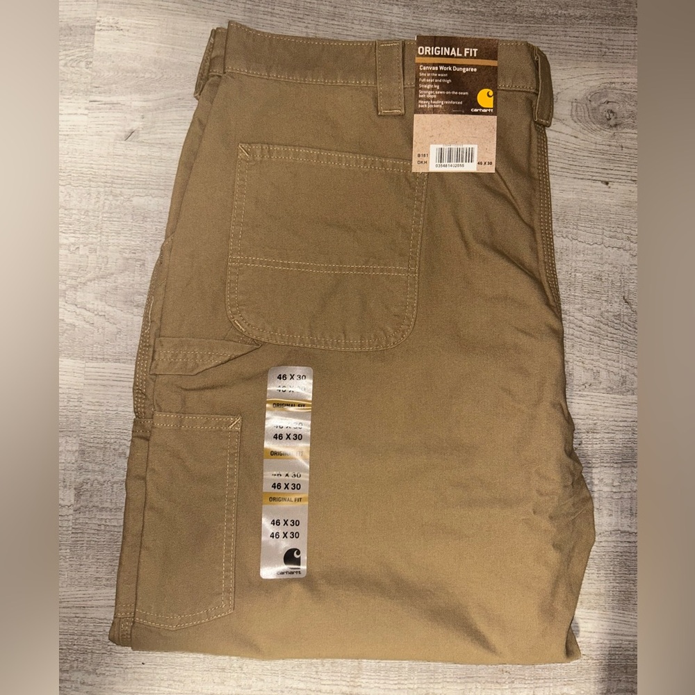 Carhartt orginal fit Canvas work dungaree
